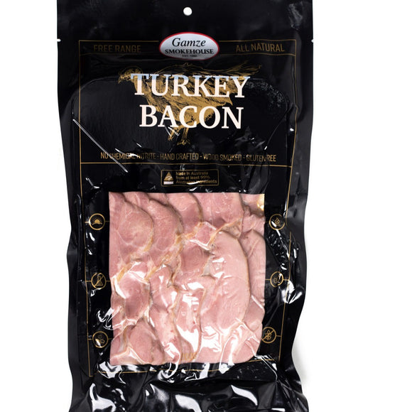 Gamze Free Range Turkey Bacon 200g