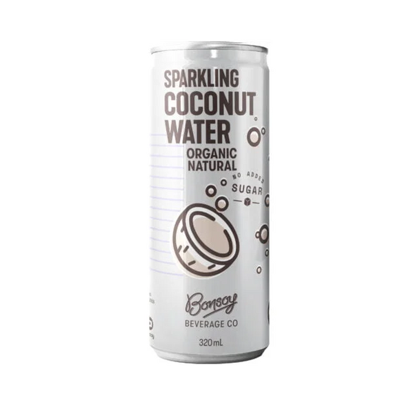 Bonsoy Natural Sparkling Coconut Water 320ml