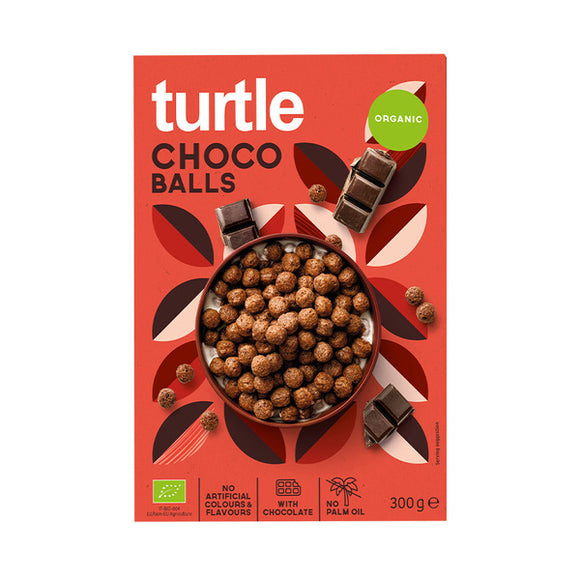 ** Turtle Cereal Organic Choco Balls 300g