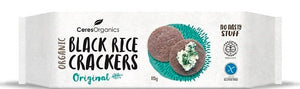 ** Ceres Organics Black Rice Crackers Thai Riceberry 115g