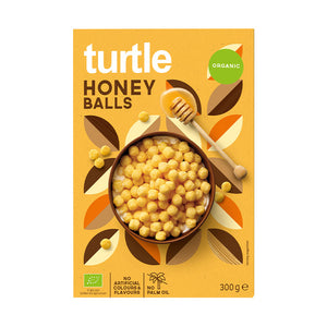 Turtle Cereal Organic Honey Balls 300g