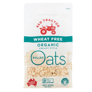 Red Tractor Organic Rolled Oats Wheat Free 600g