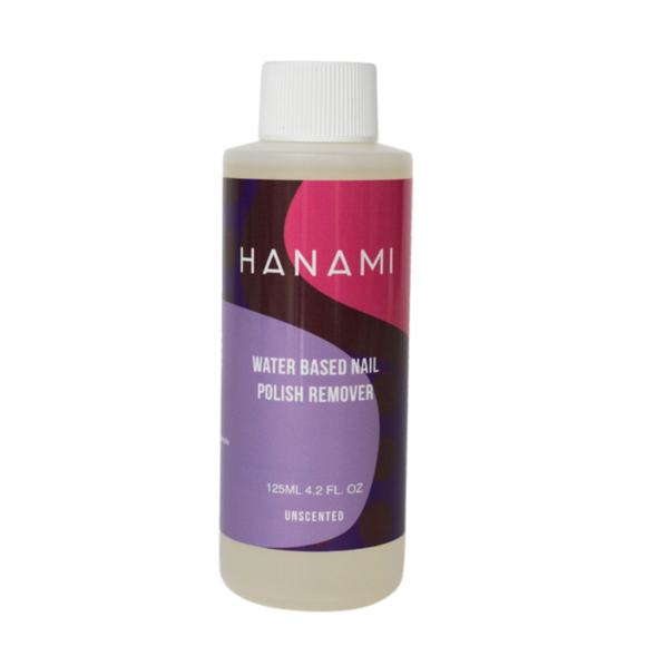 Hanami Water Based Nail Polish Remover Unscented 125ml