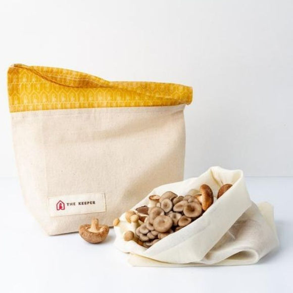 The Keeper Bees Waxed Mushroom Bag (Organic) 1 bag
