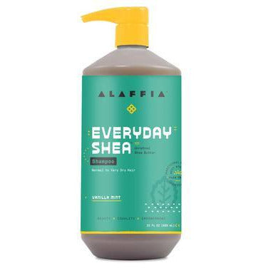Alaffia Shea Butter VANILLA MINT Shampoo VERY DRY 950ml