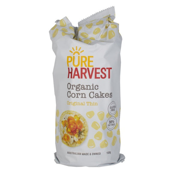 Pure Harvest Organic Corn Cake Thins 150g