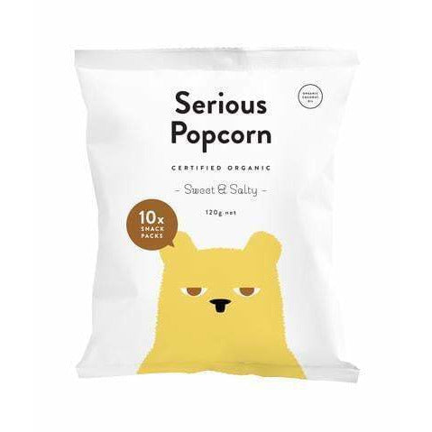 Serious Popcorn Organic Sweet & Salty MULTI Pack 10 x 12g