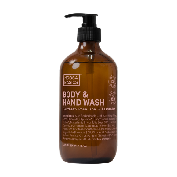 Noosa Basics Body & Hand Wash Southern Rosalina & Tasmanian Lavender 500ml