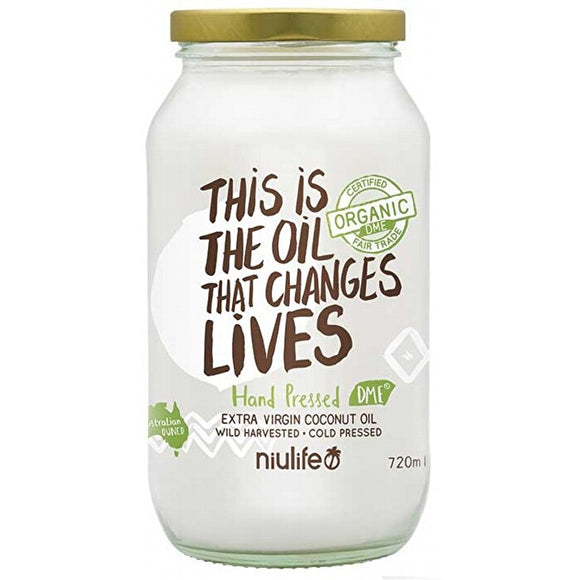 Niulife Organic Extra Virgin Coconut Oil 720ml