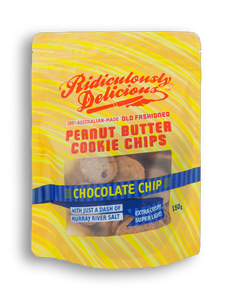 Ridiculously Delicious Peanut Butter Choc Chip Cookie Chips 150g
