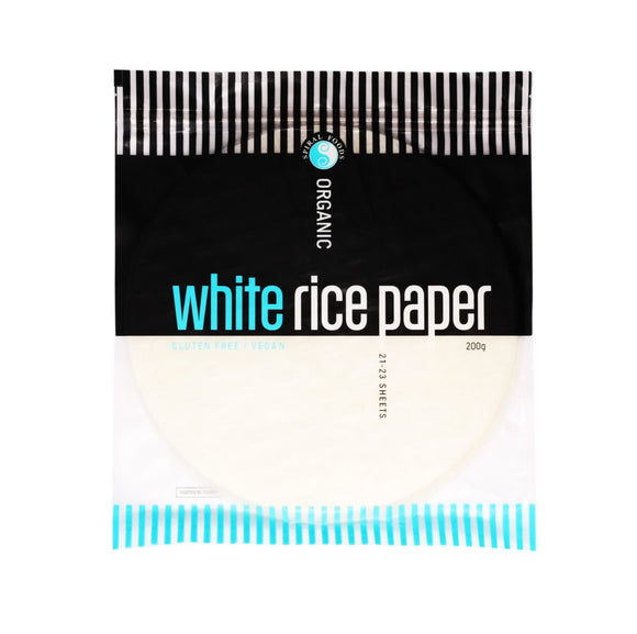 ** Spiral Foods Organic White Rice Paper 200g