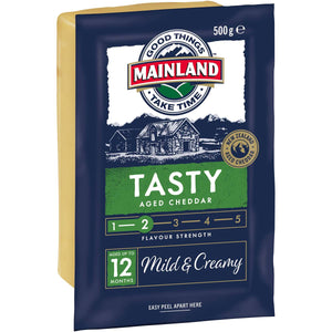 Mainland Tasty Cheddar Cheese 500g