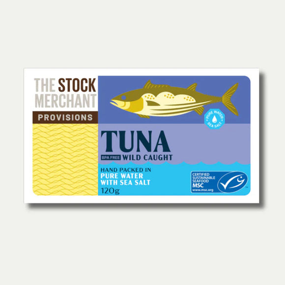 The Stock Merchant Wild Tuna in Pure Water 120g