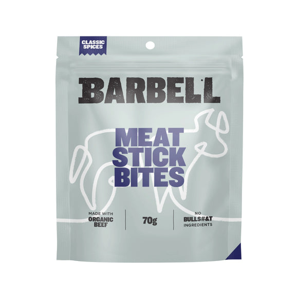 Barbell Organic Meat Stick Bites Beef Classic 70g