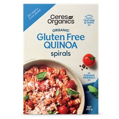 Ceres Organics Quinoa Gluten Free Pasta Spirals 250g