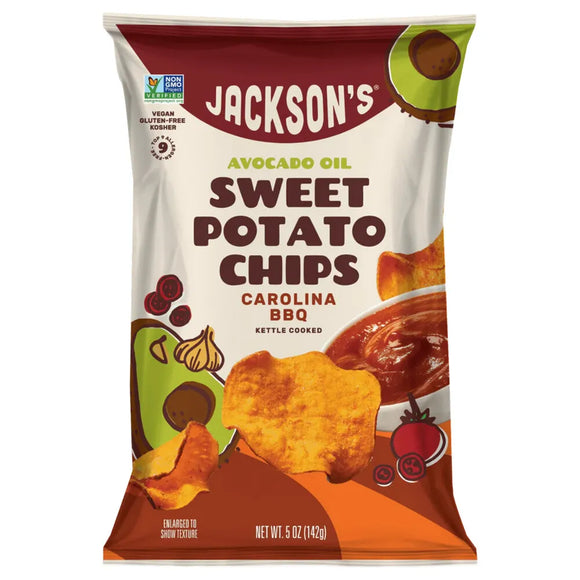 Jackson's Avocado Oil Sweet Potato Chips Carolina BBQ 142g