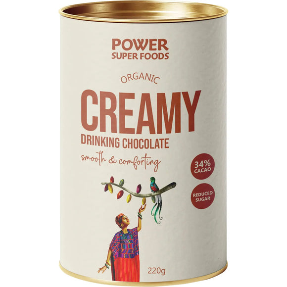 Power Super Foods Creamy Drinking Chocolate 180g 220g