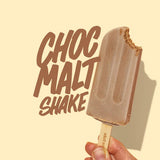 Pure Pops Choc Malt Shake 4 x 80ml