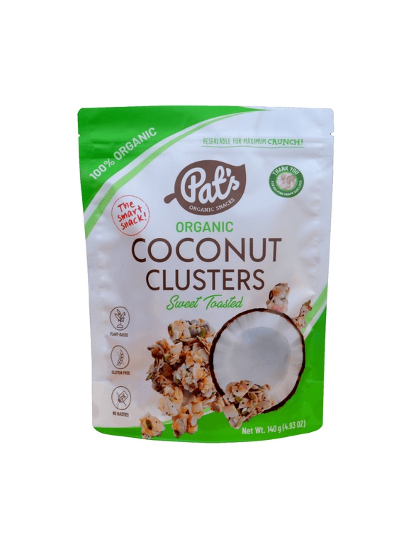Pat's Organic Coconut Clusters ORIGINAL 140g