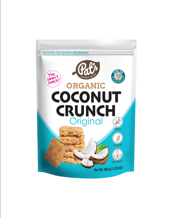 Pat's Organic Coconut Crunch 150g