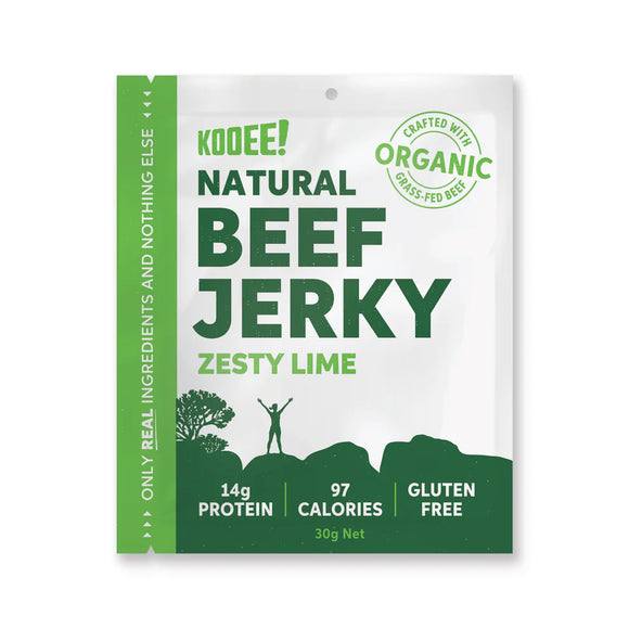 Kooee! Organic Beef Jerky Zesty Lime 30g