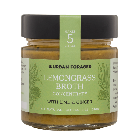 Urban Forager Lemongrass Broth Concentrate w Lime & Ginger 240g