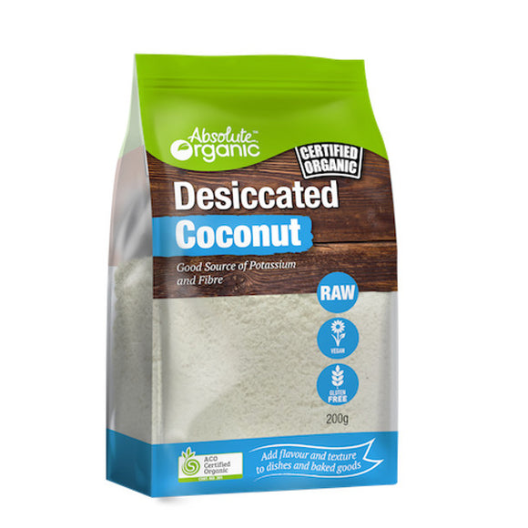 Absolute Organic Desiccated Coconut 200g