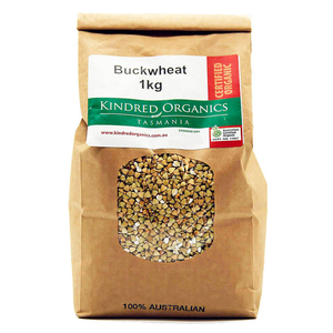 ** Kindred Organics Australian Hulled Buckwheat 1kg