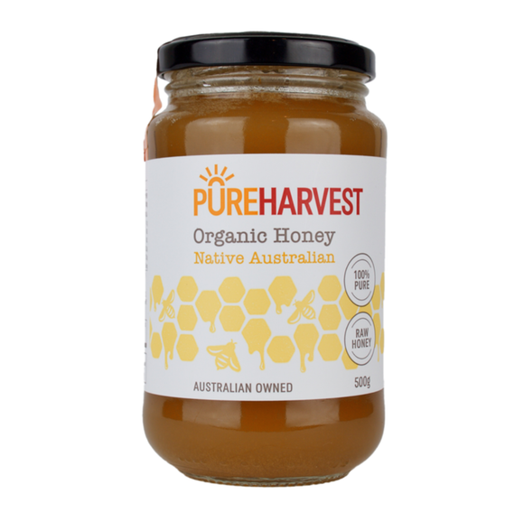 Pure Harvest Native Australian Organic Honey 500g