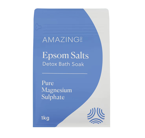 Amazing Oils Magnesium Epsom Salts Detox Bath Soak 1kg