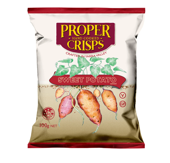Proper Crisps Sweet Potato 100g