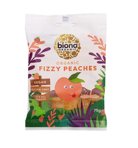 Biona Organic Fizzy Peaches 75g