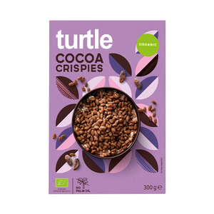 ** Turtle Cereal Organic Cocoa Crispie 300g