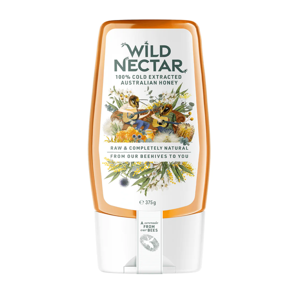 Wild Nectar Organic Raw Honey 375g