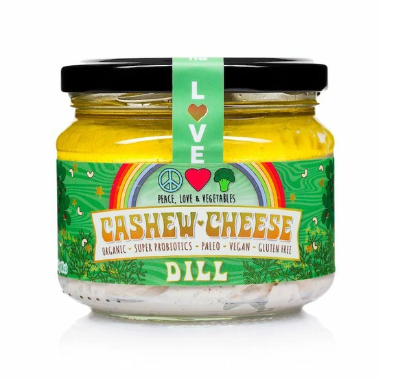 Peace Love & Vegetables Cashew Cheese Dill 280g