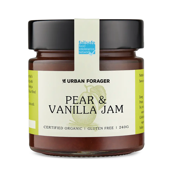 Urban Forager Organic Pear & Vanilla Jam 240g