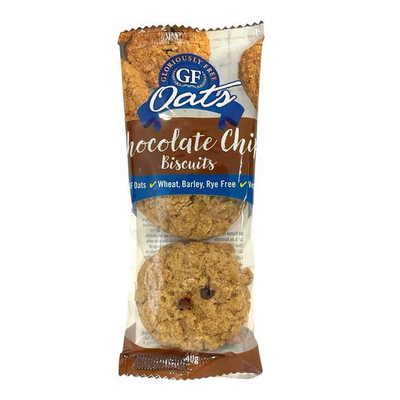 Gloriously Free GF Chocolate Chip Biscuits Twin Pack 20g