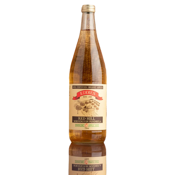 Eddies Sparkling Organic Apple Juice 750ml