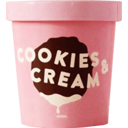 Billy Van Creamy Organic Cookies & Cream Ice Cream 480ml