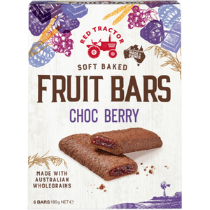 Red Tractor Choc Berry Soft Baked Fruit Bars 180g