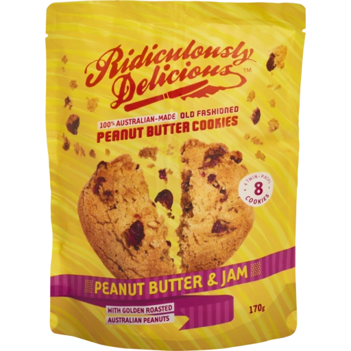 Ridiculously Delicious Peanut Butter & Jam Cookie 170g