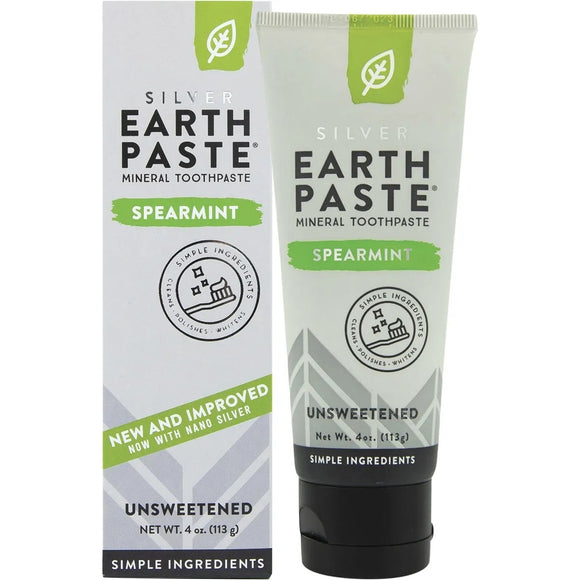 Redmond Clay Earthpaste Toothpaste Silver Spearmint 113g