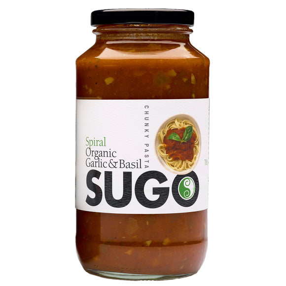Spiral Sugo Organic Garlic & Basil 709g