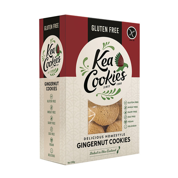 Kea Cookies Gluten Free Gingernut 250g