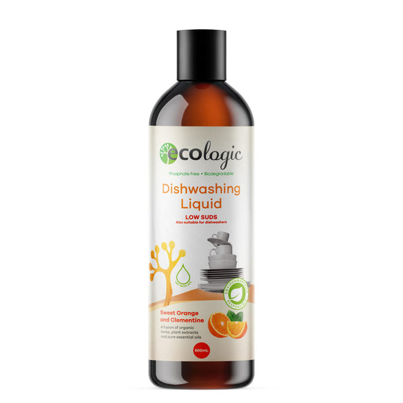 Ecologic Dishwashing Liquid Sweet Orange & Clementine 500ml