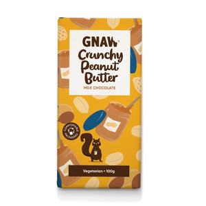 ** Gnaw Crunchy Peanut Butter Milk Chocolate 100g
