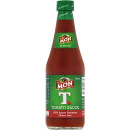 MON Australian Tomato Sauce Glass Bottle 580ml