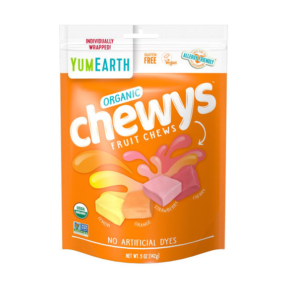 Yum Earth Organic Fruit Chews 142g