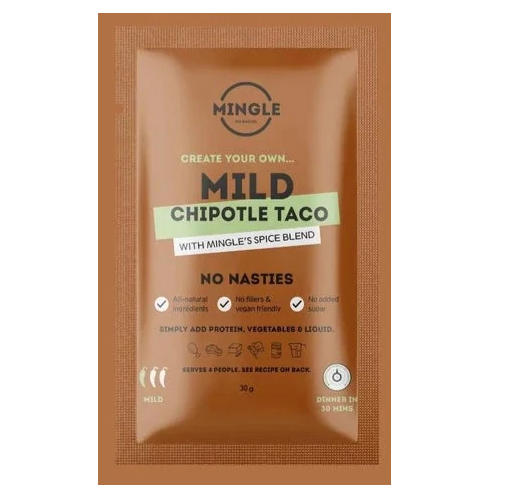 MINGLE Mild Chipotle Taco Natural Seasoning Blend 30g