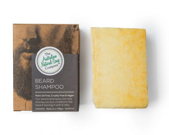 The Aust Natural Soap Co Beard Shampoo Bar 100g